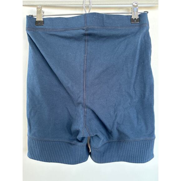 Free People Movement Navy Ribbed Biker Shorts, Size L, EUC - Picture 3 of 5